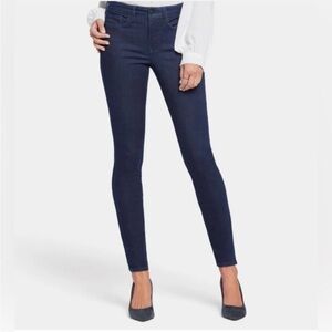 NYDJ Skinny x Lift Tuck Technology Dark Wash Skinny Leg Designer Denim Jeans